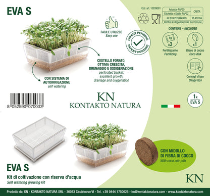 EVA S - Kit di coltivazione con cocco