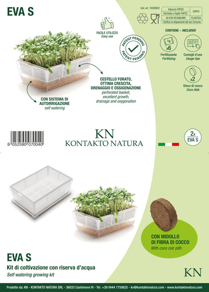 EVA S - Kit di coltivazione con cocco