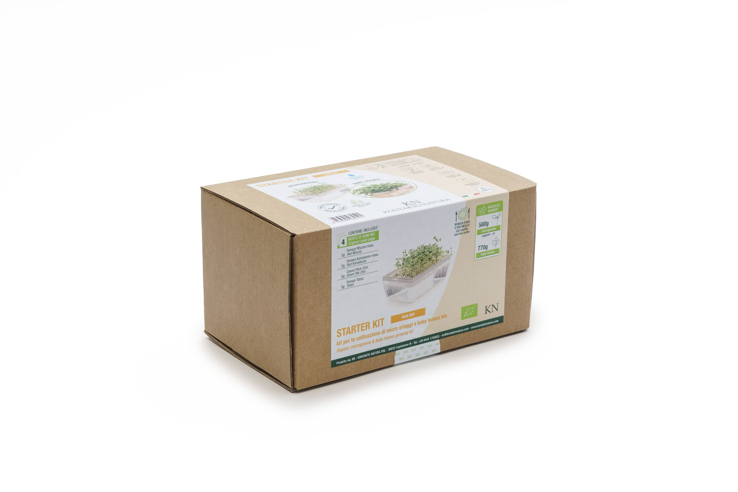 Starter kit baby leaves & microgreens - Asia Mix - sk904