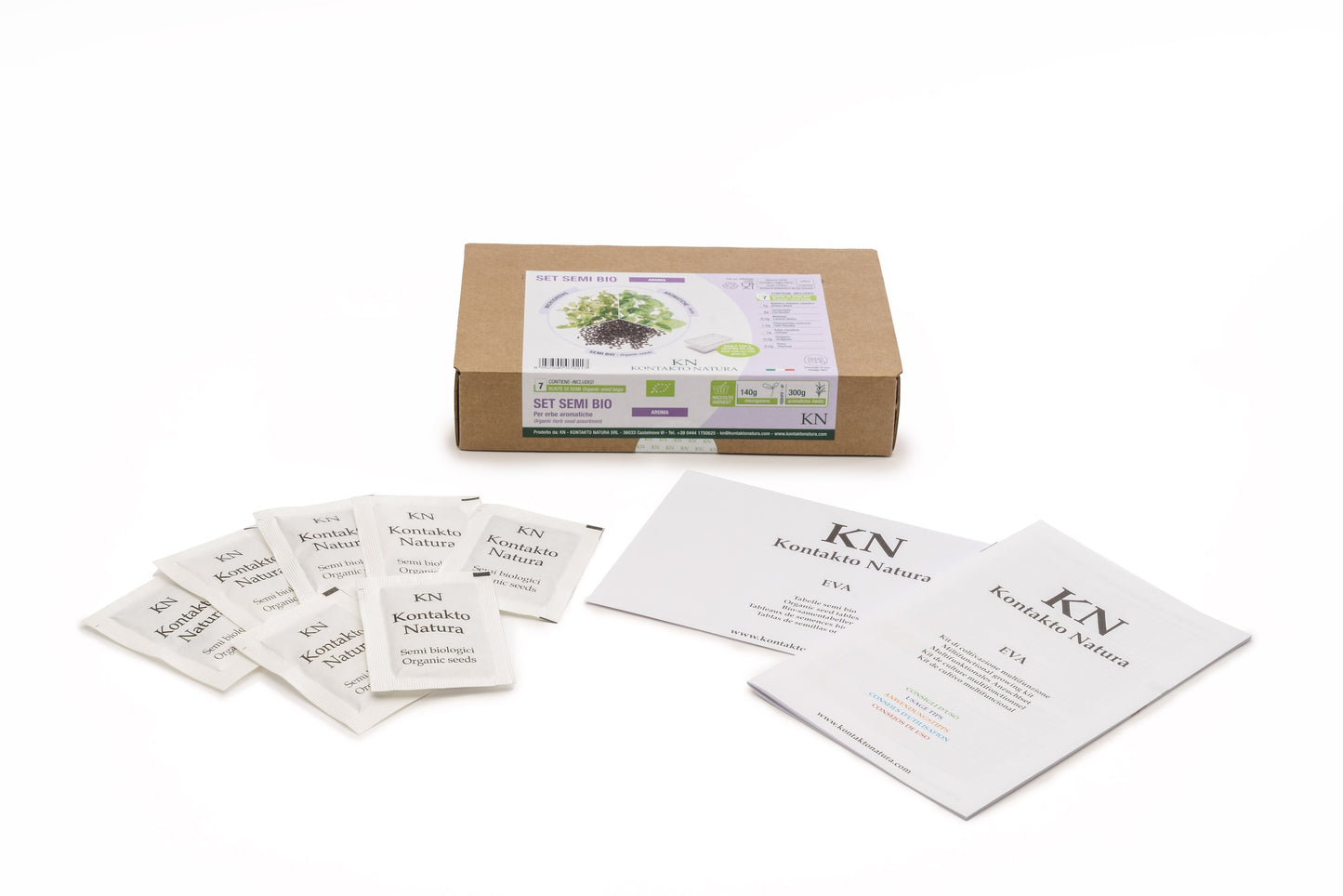 Set 7 semi bio erbe aromatiche & microgreens - Aroma - sm906